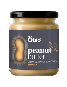 Crema de arahide smooth bio 250g Obio                                                               