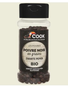 Piper negru boabe bio 50g Cook                                                                      
