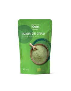Iarba de grau pulbere eco 125g Obio                                                                 