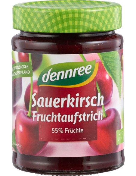 Gem de visine bio 340g Dennree                                                                      