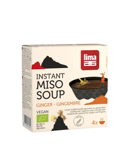 Supa Miso Instant Cu Ghimbir Eco 4X15G  Lima                                                        
