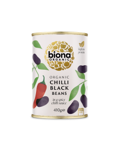 Fasole neagra in sos chilli 410g Biona                                                              