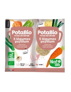 Supa instant cu 5 legume si psyllium, bio, 2x 8.5g, Nat-ali                                         
