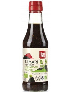 Sos de soia Tamari cu coriandru si wasabi bio 250ml, Lima                                           