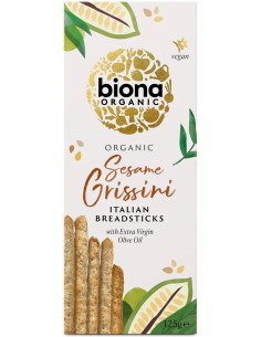 Grisine cu susan si ulei de masline bio 125g Biona                                                  