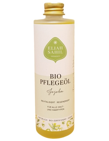 Ulei de jojoba pentru corp si par bio 100ml Eliah Sahil                                             