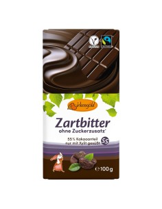 Ciocolata neagra 55% cacao, 100g, Birkengold                                                        