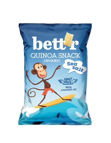 Quinoa snack cu sare bio 50g Bettr                                                                  