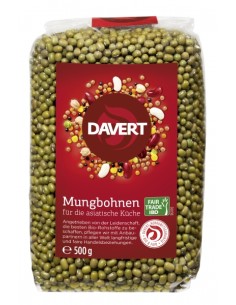 Fasole mung bio 500g Fairtrade, DAVERT                                                              