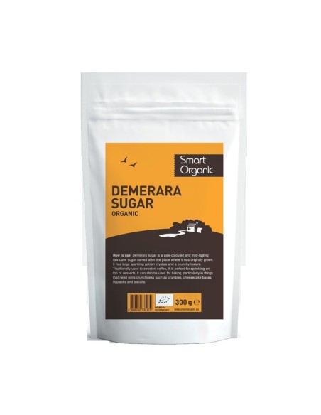 Zahar brun Demerara eco 300g Smart Organic                                                          