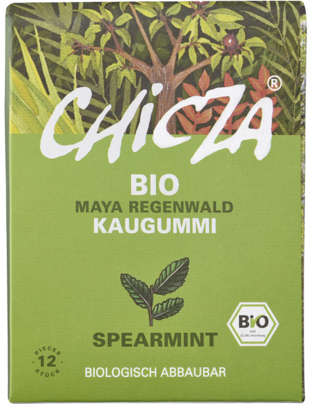 Guma de mestecat spearmint bio 30g Chicza                                                           