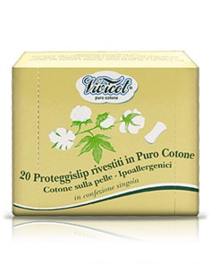Protej slip ultra subtire din bumbac bio, hipoalergenic  (20 buc) - VIVICOT Puro Cotone             