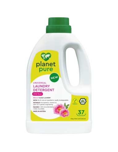 Detergent bio pentru rufe - trandafir salbatic - 1.48 litri, Planet Pure                            