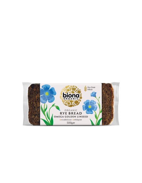 Paine integrala de secara cu seminte de in eco 500g Biona                                           