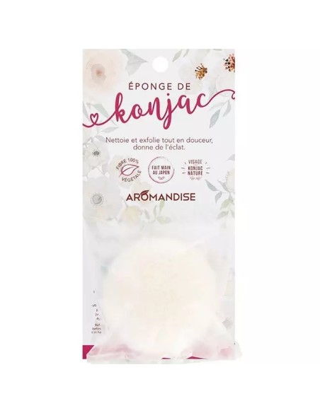 Burete natural Konjac alb, Aromandise                                                               
