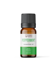Ulei esential de menta (Peppermint), bio, 5ml, Wooden Spoon                                         