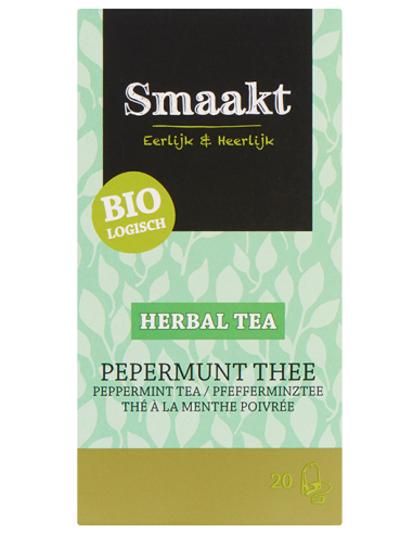 Ceai de menta bio 20 plicuri Smaakt                                                                 