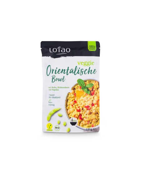 Naut cu ovaz si ardei gras, bio, 220g, Lotao                                                        