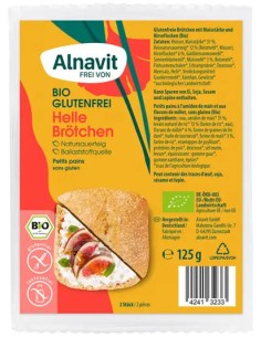 Chifle albe fara gluten, precoapte, bio, 125g, 2 buc. Alnavit                                       