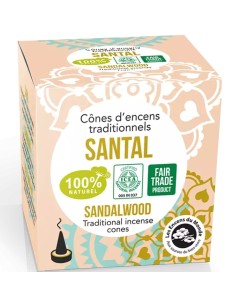 Conuri parfumate naturale - santal, indiene, 12 buc., Aromandise                                    