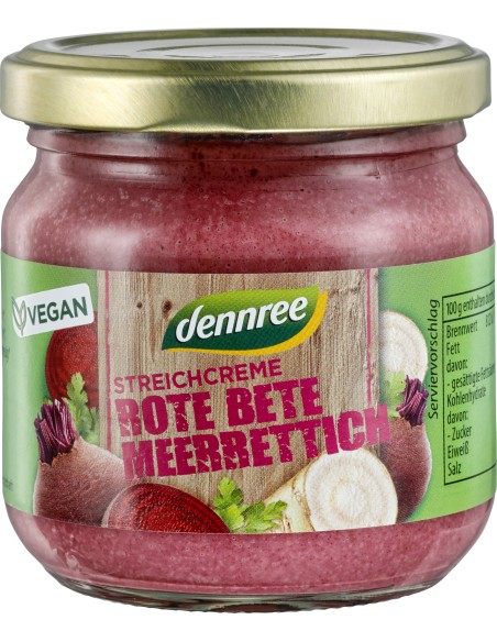 Crema tartinabila cu sfecla rosie bio 180g Dennree                                                  