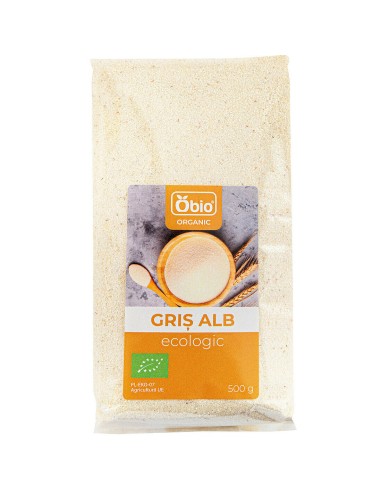 Gris alb, bio, 500g, Obio                                                                           