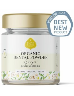 Pudra cu ghimbir pentru curatarea si albirea dintilor bio 45g Eliah Sahil                           