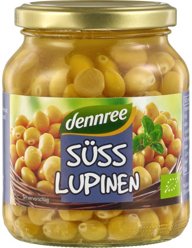 Boabe de lupin bio 340g Dennree                                                                     