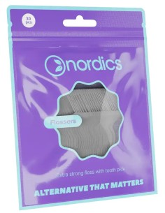 Ata dentara pe suport, cu scobitoare, 30 buc. Nordics                                               