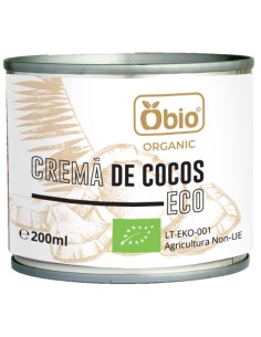 Crema de cocos bio 200ml Obio                                                                       