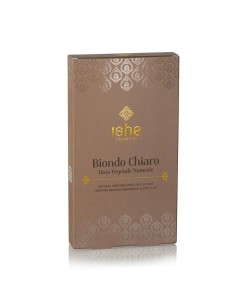 Vopsea de par naturala blond deschis, 100g, Isha                                                    