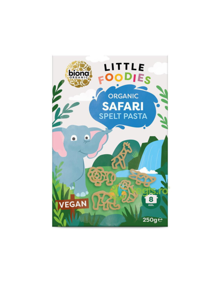 Paste safari din spelta pentru copii, bio, 250g, Biona                                              