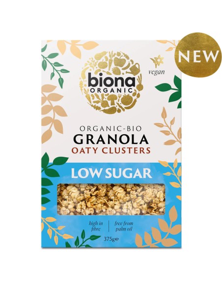 Granola cu ovaz si continut scazut de zahar, bio, 375g, Biona                                       