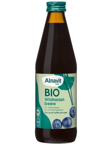 Suc de afine de padure bio 330ml Alnavit                                                            