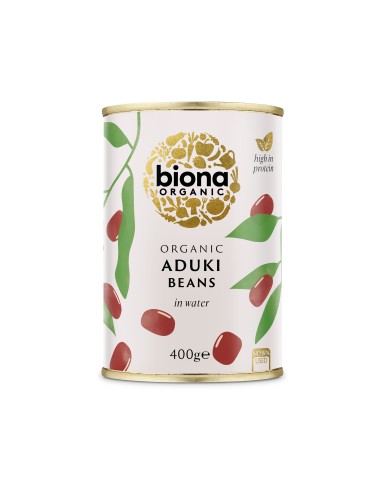 Fasole azuki boabe conserva bio 400g Biona                                                          