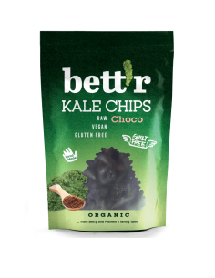 Chips din kale cu ciocolata raw eco 30g Bettr                                                       
