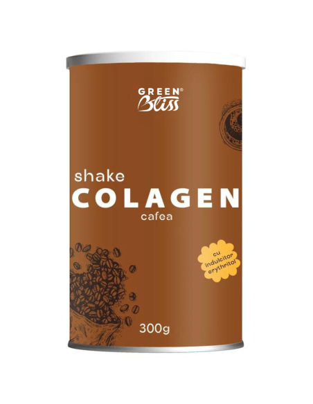 Colagen shake cu cafea 300g, Green Bliss                                                            
