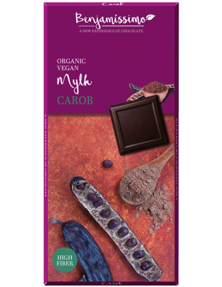 Ciocolata cu pudra de carob bio, 70g, Benjamissimo                                                  