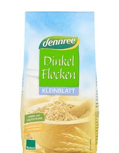 Fulgi de spelta fini bio 500g Dennree                                                               