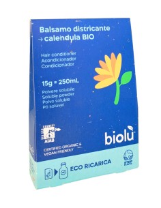 Balsam de par cu galbenele bio pudra 15g, eco-refill, Biolu                                         