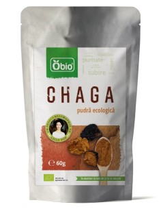 Chaga pulbere bio 60g OBIO                                                                          