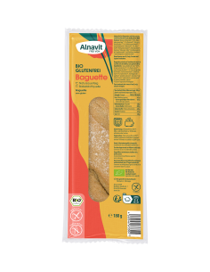 Bagheta fara gluten, precoapta, bio, 180g Alnavit                                                   
