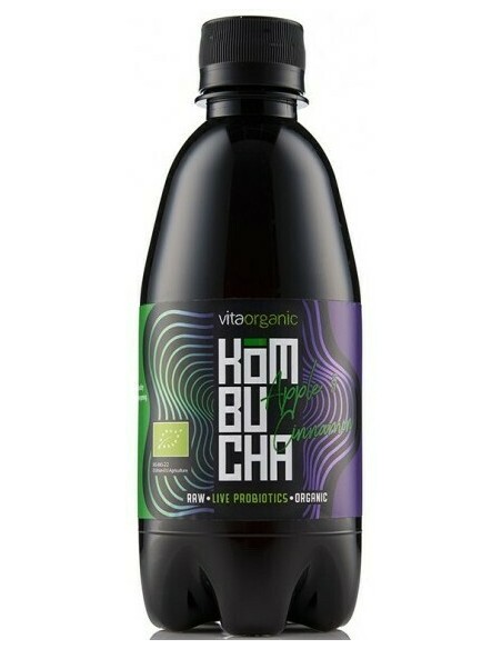 Kombucha cu mere si scortisoara bio 330 ml Vita Organic                                             