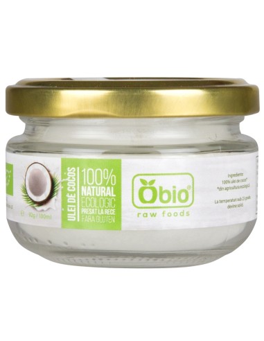 Ulei de cocos virgin raw bio 100ml Obio                                                             