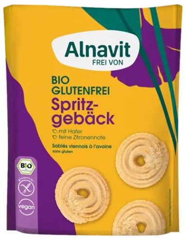 Biscuiti cu ovaz fara gluten, bio, 125g Alnavit                                                     