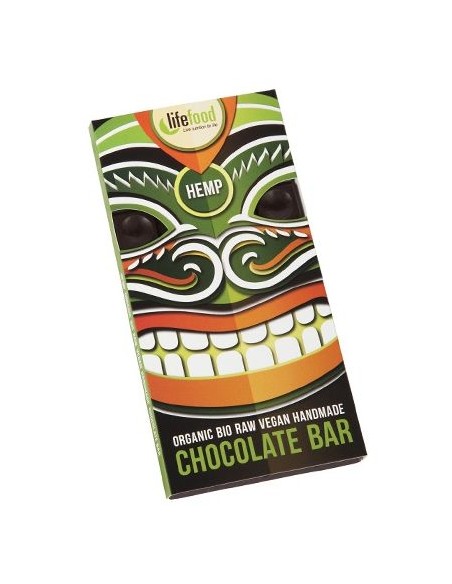 Lifefood ciocolata cu seminte de canepa raw eco 70g