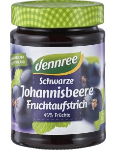 Gem de coacaze negre bio 340g Dennree                                                               