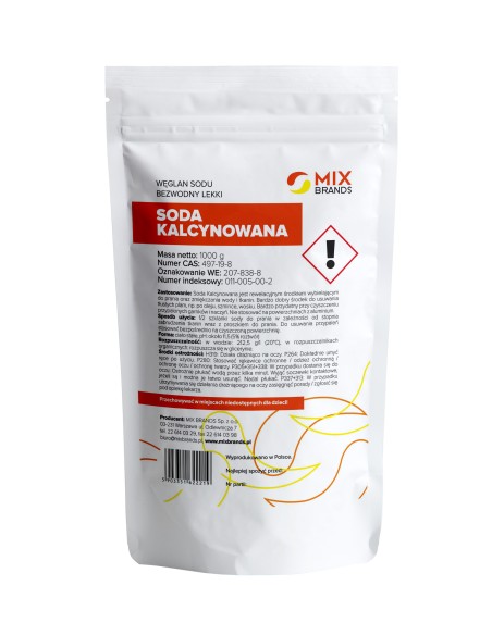 Soda calcinata - carbonat de sodiu, 1kg, Mix Brands                                                 