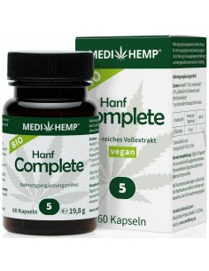 Hemp Complete Capsule cu CBD 5%, bio 60 capsule Medihemp                                            