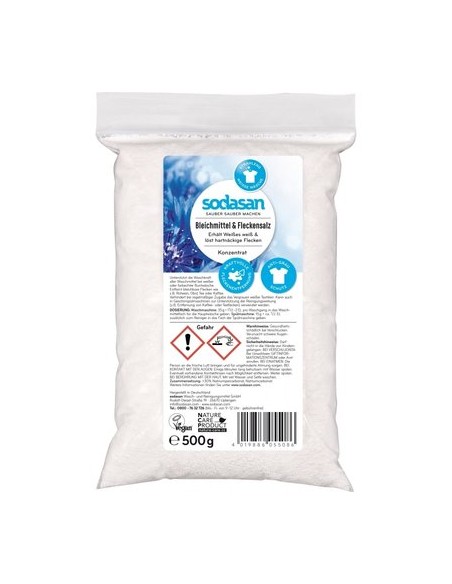 Inalbitor bio si pt. pete pe baza de oxigen punga 500g Sodasan